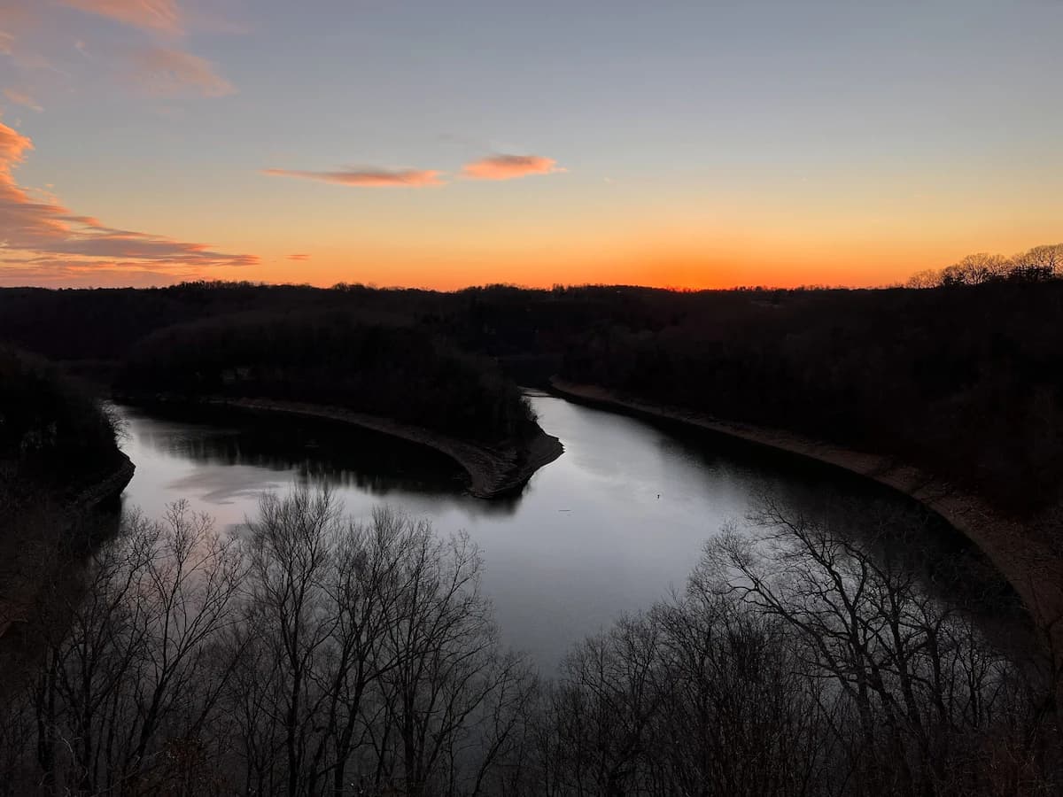 Sunset over Lake Cumberland